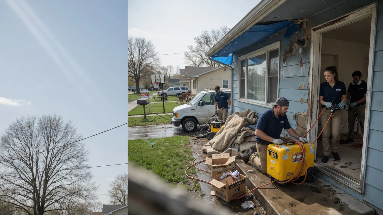 Basement Flood Cleanup in Crestwood, IL near me